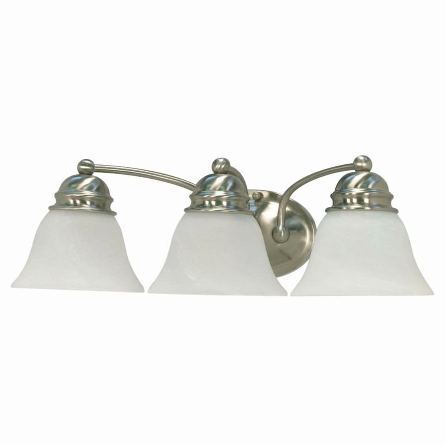 * | Best Reviews Of Transitional Nuvo Empire 3 Light Bathroom Vanity Light