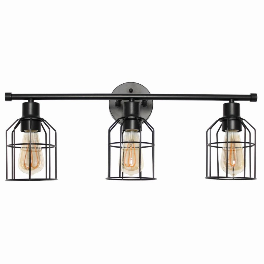 * | Best Pirce Farmhouse / Cottage Lalia Home 3 Light Industrial Wired Vanity Light