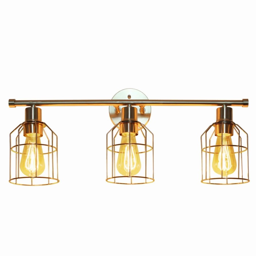 * | Best Pirce Farmhouse / Cottage Lalia Home 3 Light Industrial Wired Vanity Light