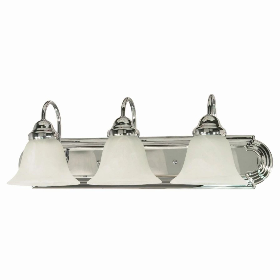 * | Cheapest Traditional Nuvo Ballerina 3 Light Bathroom Vanity Light