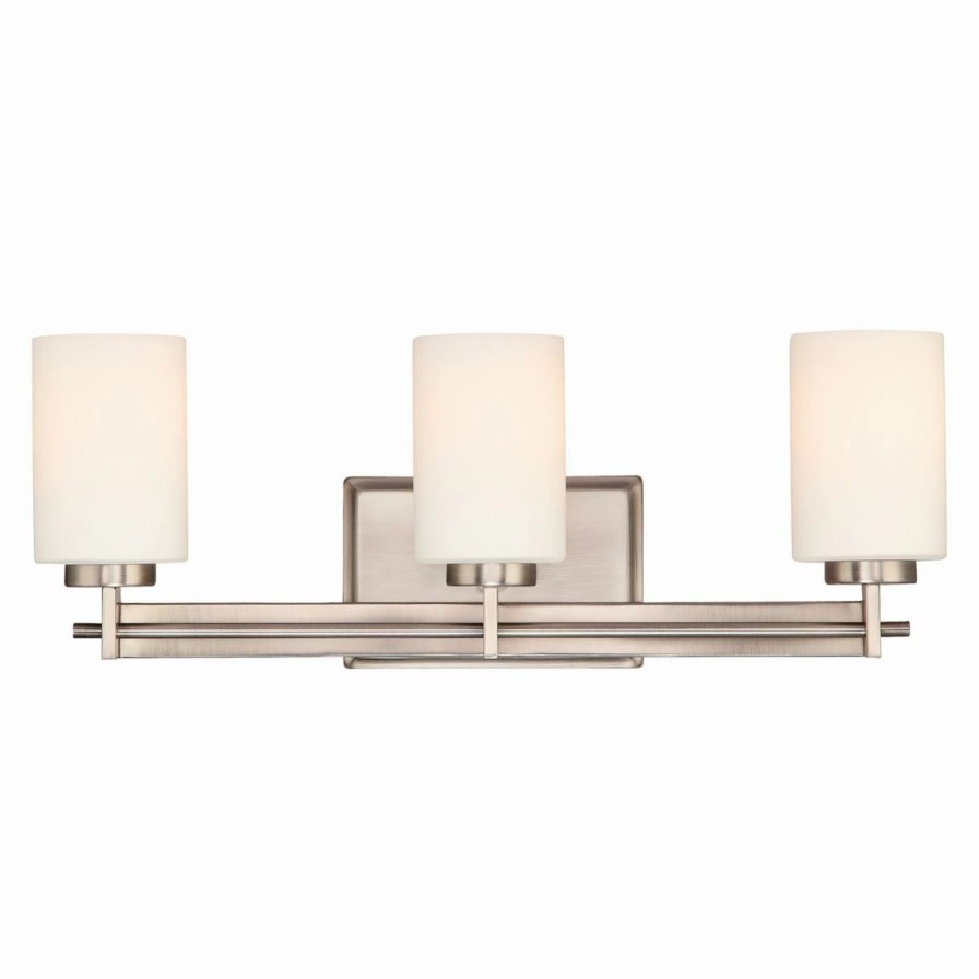 * | Outlet Modern / Contemporary Quoizel Taylor 3-Light Bath Fixture 21W In.