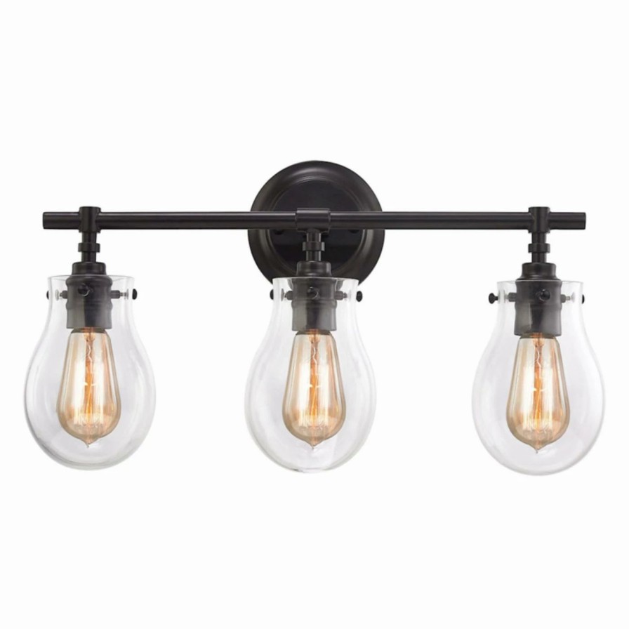 * | Outlet Industrial Elk Lighting Jaelyn 319 3 Light Bathroom Vanity Light