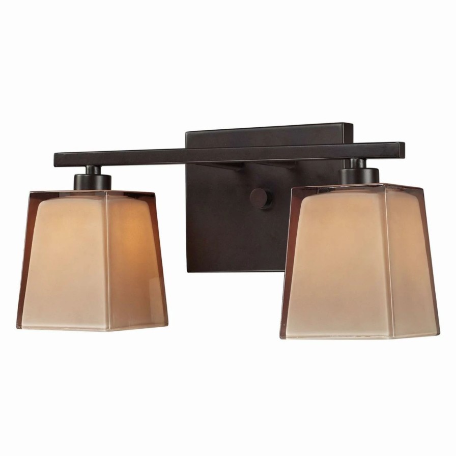 * | Flash Sale Modern / Contemporary Elk Lighting Serenity 2 Light Bathroom Vanity Light