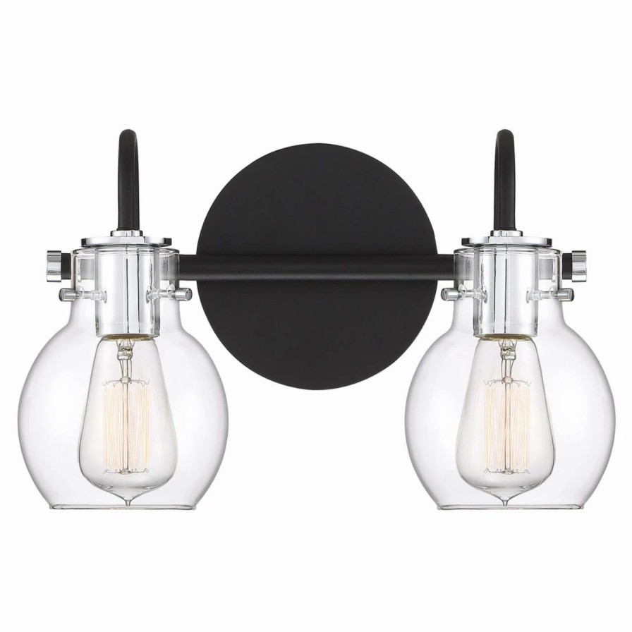 * | Buy Modern / Contemporary Quoizel Andrews 2 Light Bathroom Vanity Light