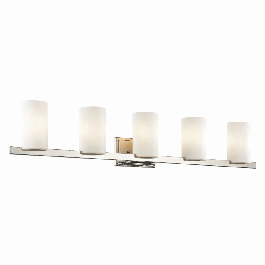 * | Flash Sale Modern / Contemporary Livex Lighting Astoria 1335 5 Light Bathroom Vanity Light