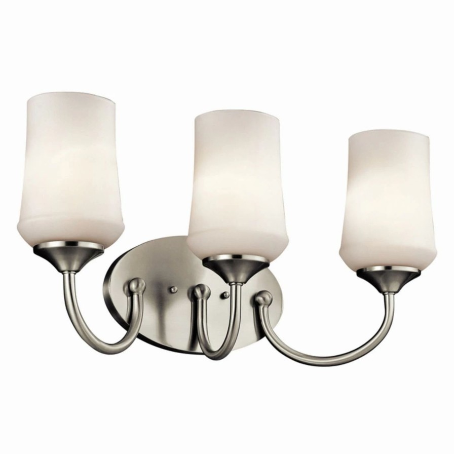 * | Cheapest Transitional Kichler Aubrey 45570 Bathroom Vanity Light