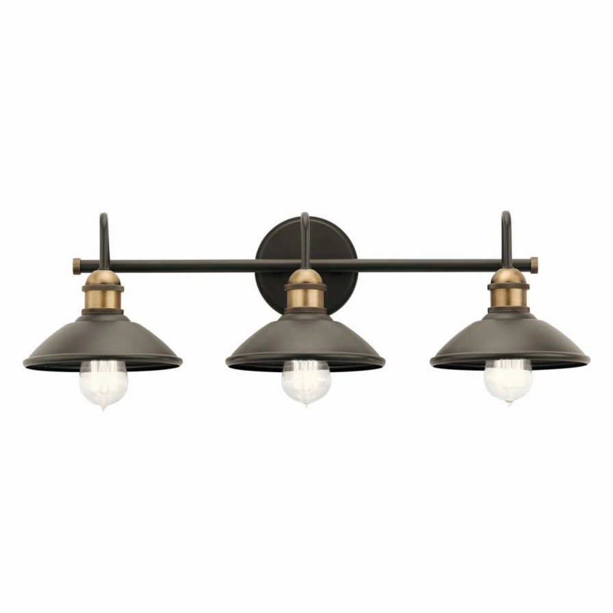 * | Hot Sale Industrial Kichler Clyde 45945 Bathroom Vanity Light