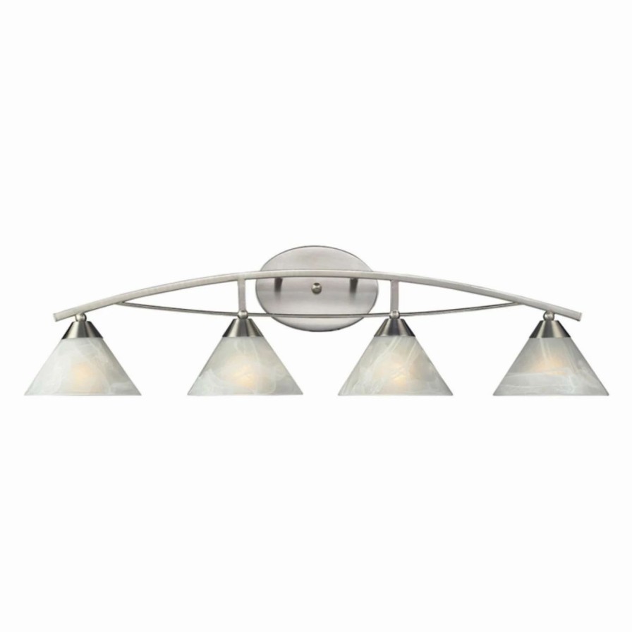 * | Top 10 Transitional Elk Lighting Elysburg 4-Light Bathroom Vanity Light 17024/4 36W In.