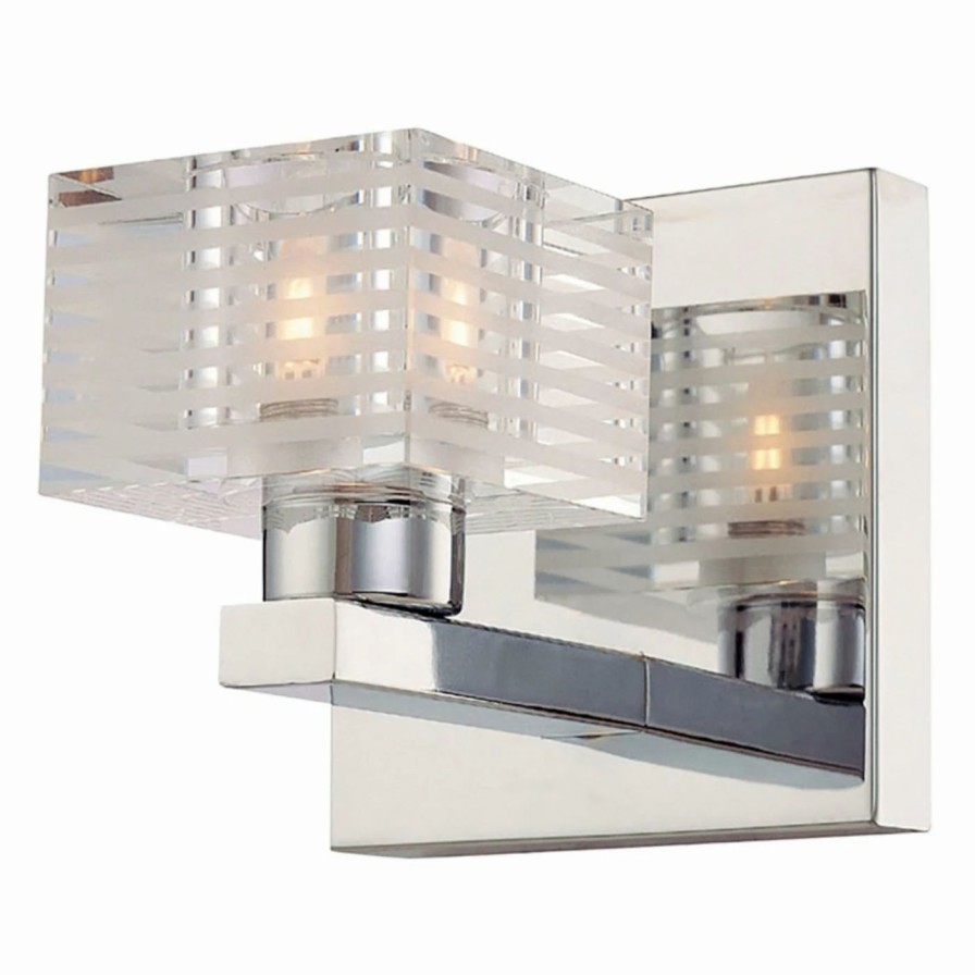 * | Cheapest Modern / Contemporary Elk Lighting Quatra 1 Light Bathroom Vanity Light