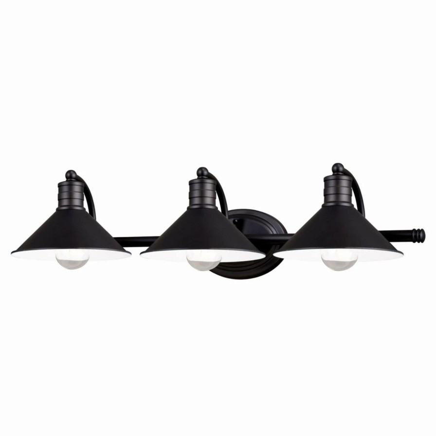 * | Discount Transitional Vaxcel Akron 4 Light Bathroom Vanity Light