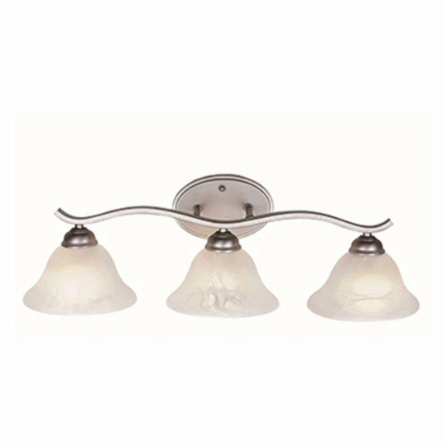 * | Flash Sale Transitional Trans Globe Lighting Hollyslope 2827 Bn Bathroom Vanity Light