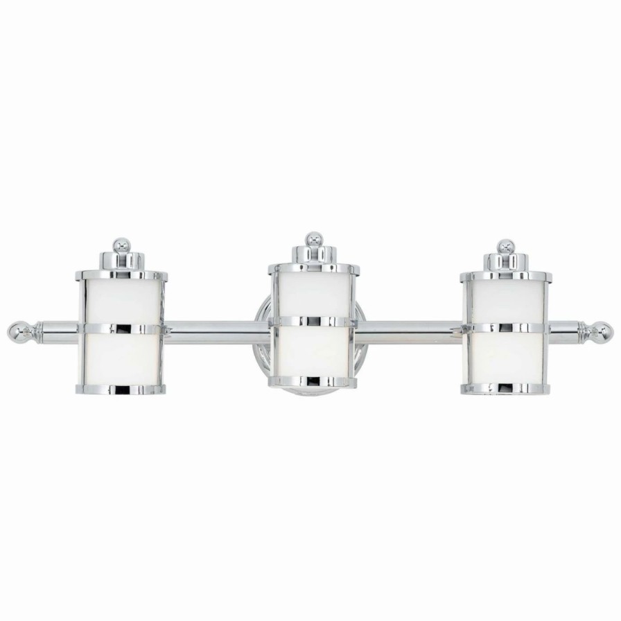 * | Discount Modern / Contemporary Quoizel Tranquil Bay Tb8603C 3 Light Bathroom Vanity Light