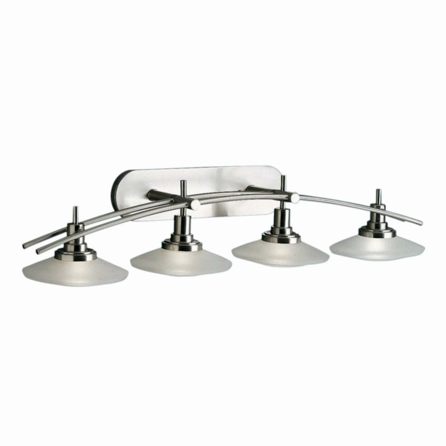 * | New Modern / Contemporary Kichler Structures 6464 Bathroom Vanity Light