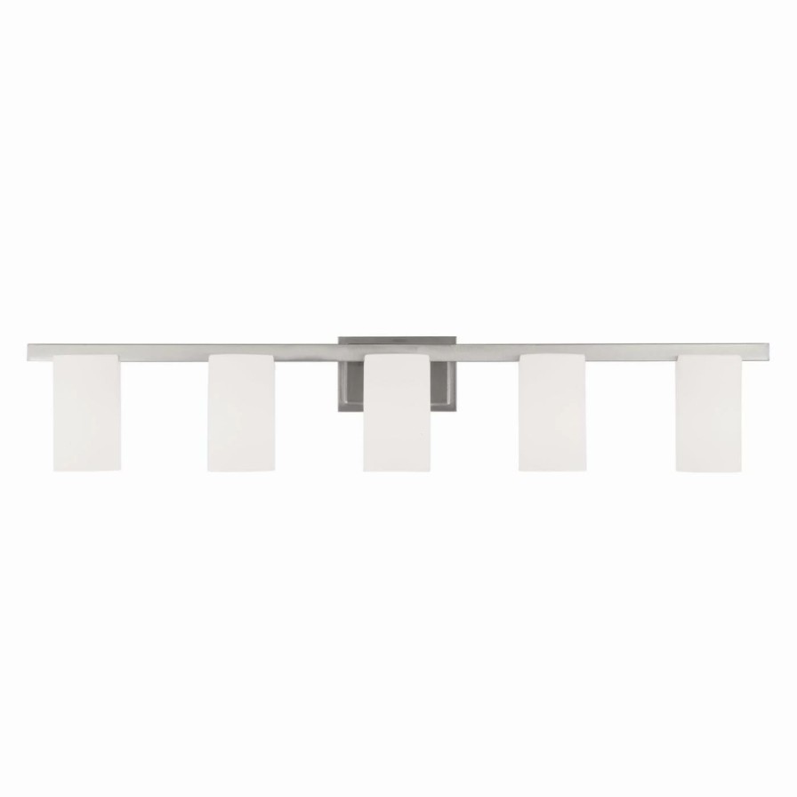 * | Flash Sale Livex Lighting Modern / Contemporary Livex Astoria 1335-91 5-Light Bath Light In Brushed Nickel