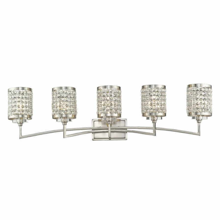 * | Top 10 Glam Livex Lighting Grammercy 50565 5 Light Bathroom Vanity Light