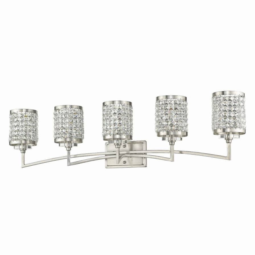 * | Top 10 Glam Livex Lighting Grammercy 50565 5 Light Bathroom Vanity Light