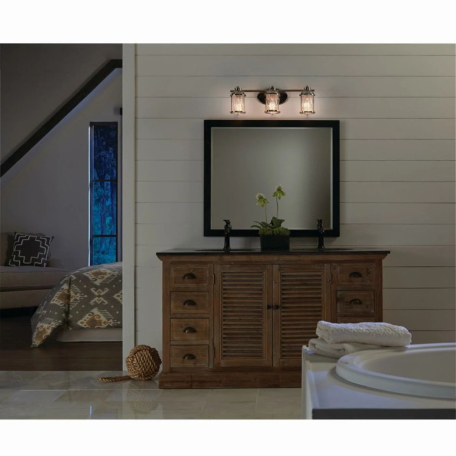 * | Discount Rustic / Southwestern Kichler Ashland Bay 45772 Vanity Light