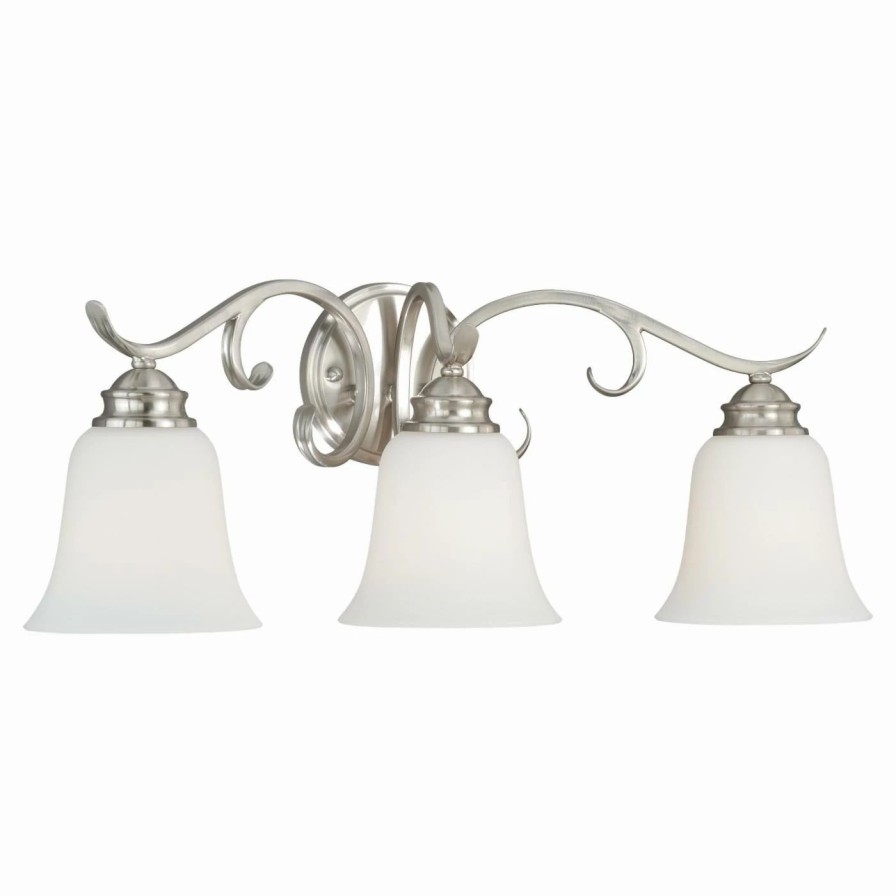 * | Best Sale Traditional Vaxcel Hartford W016 3 Light Bathroom Vanity Light