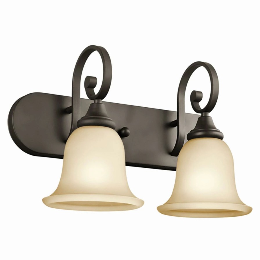 * | Budget Transitional Kichler Monroe 45054 Bathroom Vanity Light