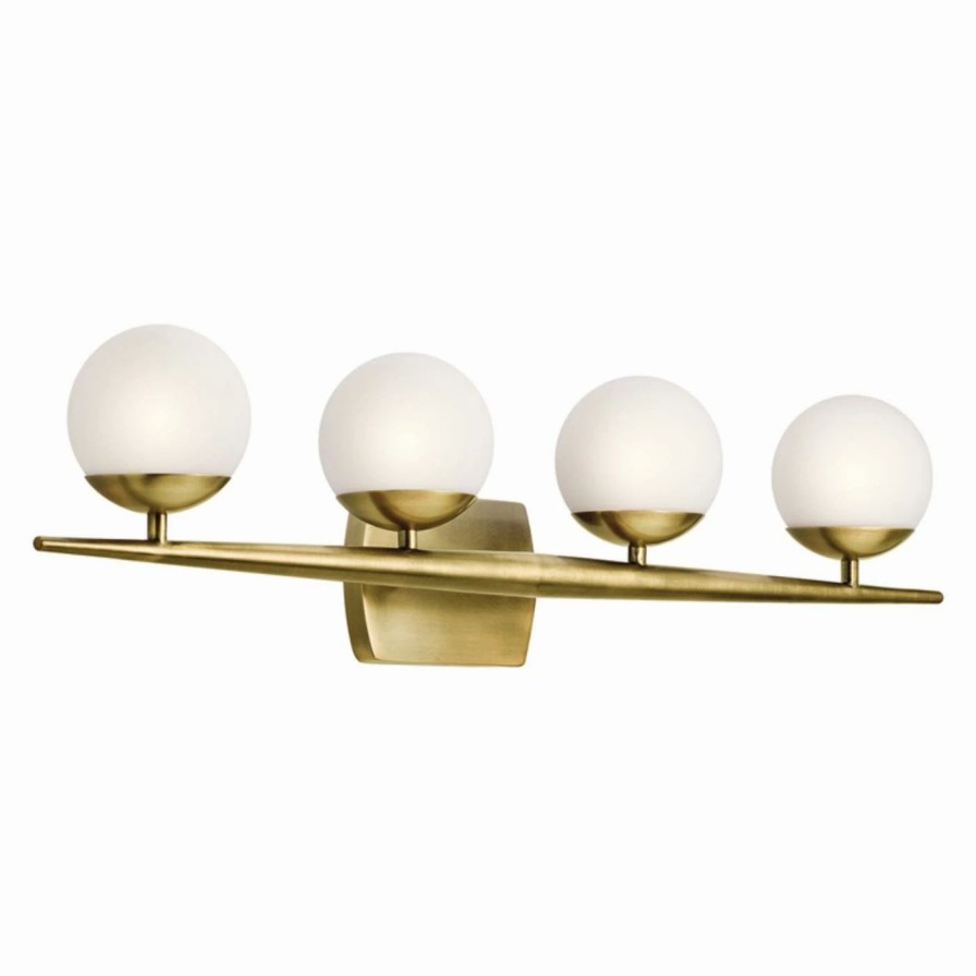 * | Coupon Modern / Contemporary Kichler Jasper 45583 4 Light Bathroom Vanity Light