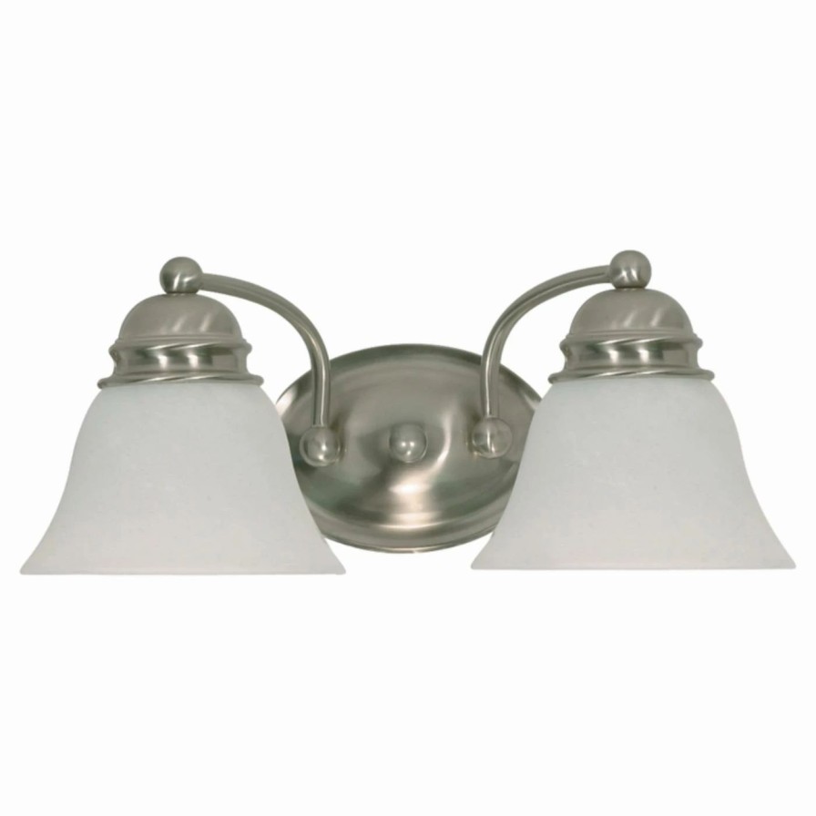 * | Brand New Transitional Nuvo Empire 2 Light Bathroom Vanity Light