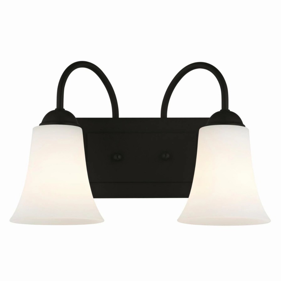 * | Cheapest Livex Lighting Transitional Livex Ridgedale 6482-04 2-Light Bath Light In Black