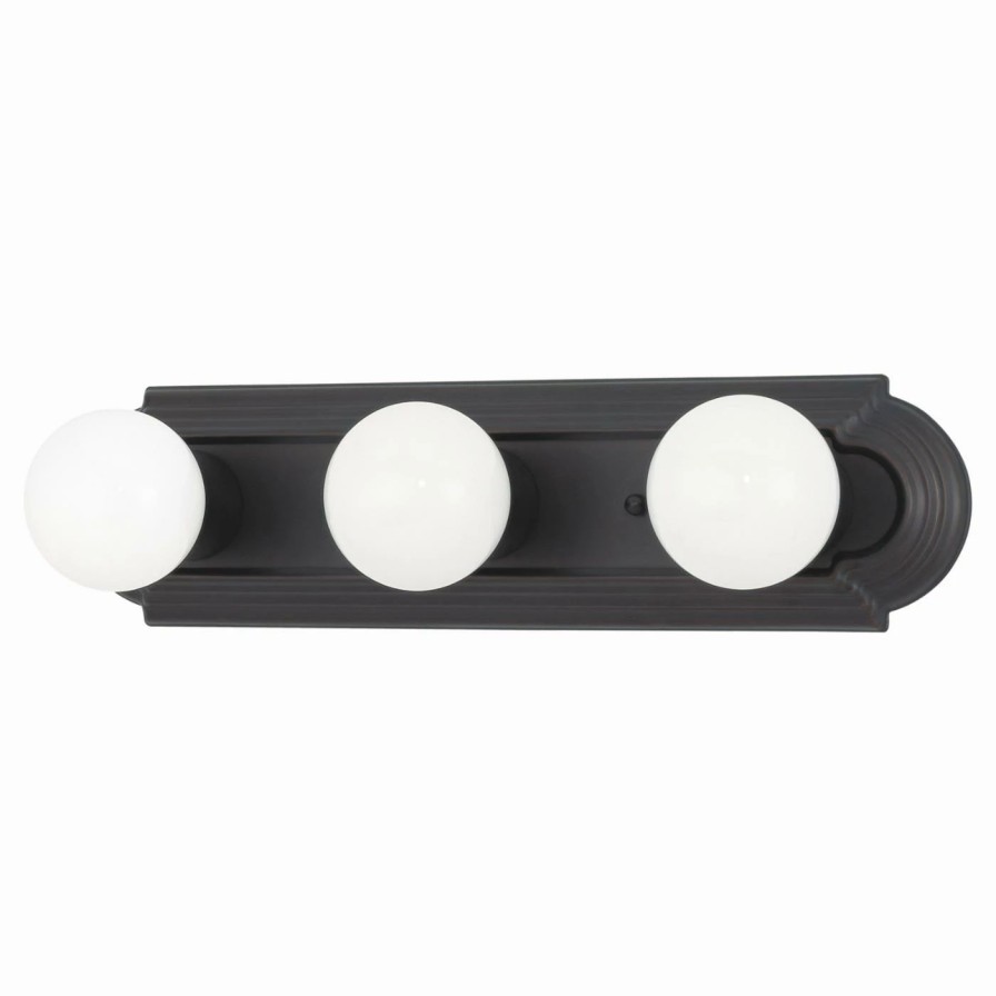 * | Discount Transitional Nuvo 60 Racetrack 3 Light Bathroom Vanity Light