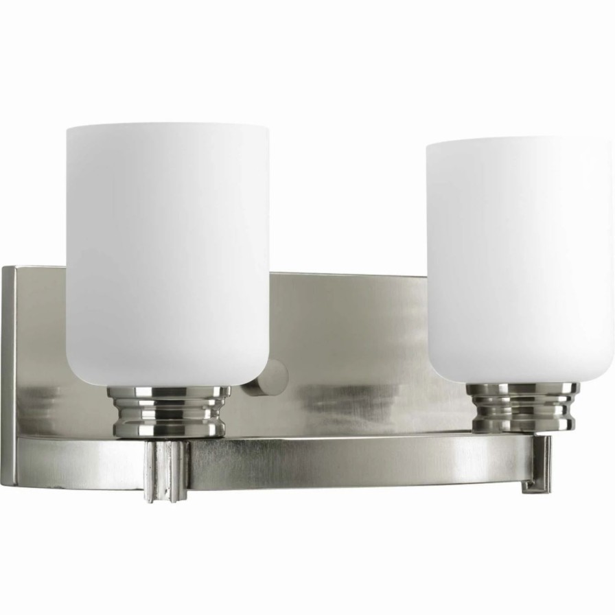 * | Outlet Transitional Progress Lighting Orbitz 2 Light Bathroom Vanity Light