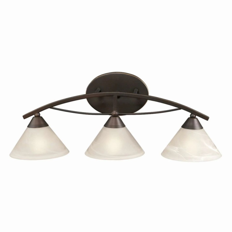 * | Cheapest Modern / Contemporary Elk Lighting Elysburg 3 Light Bathroom Vanity Light