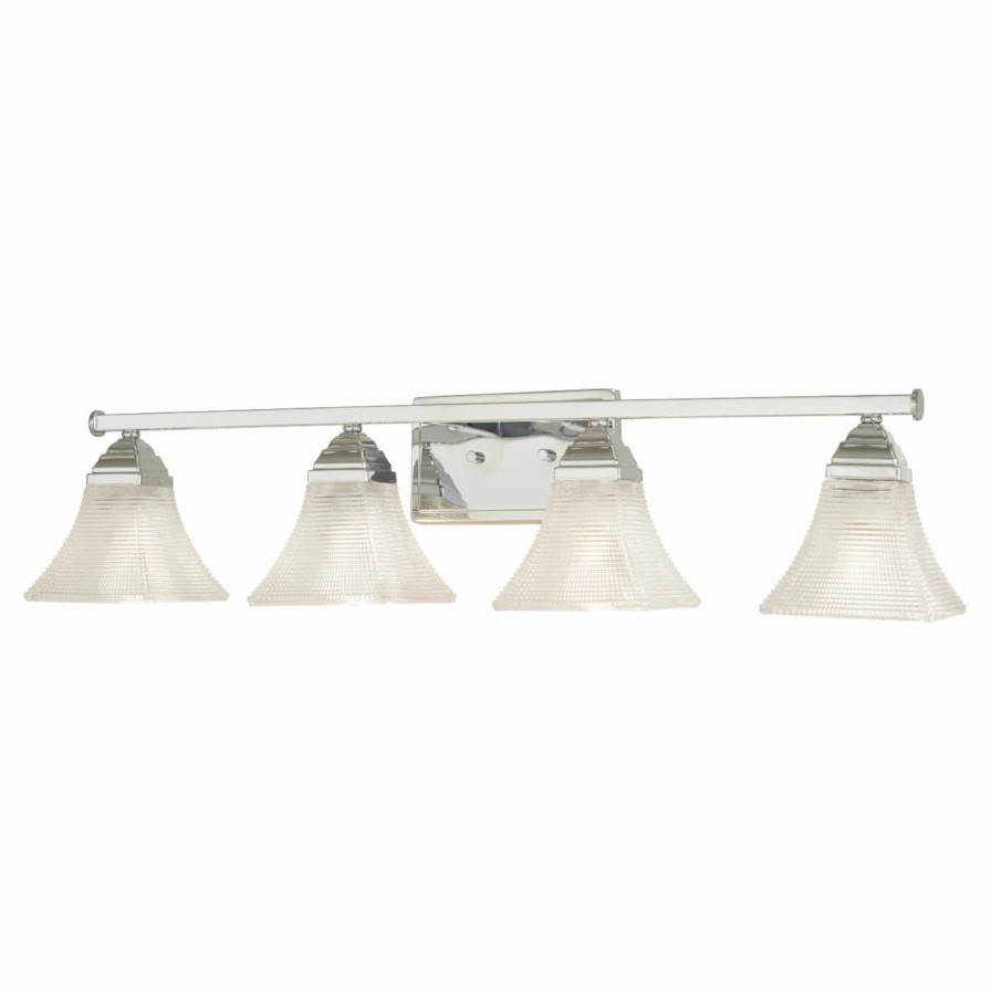 * | Promo Modern / Contemporary Minka Lavery Conspire 4784-77 4 Light Bathroom Vanity Light