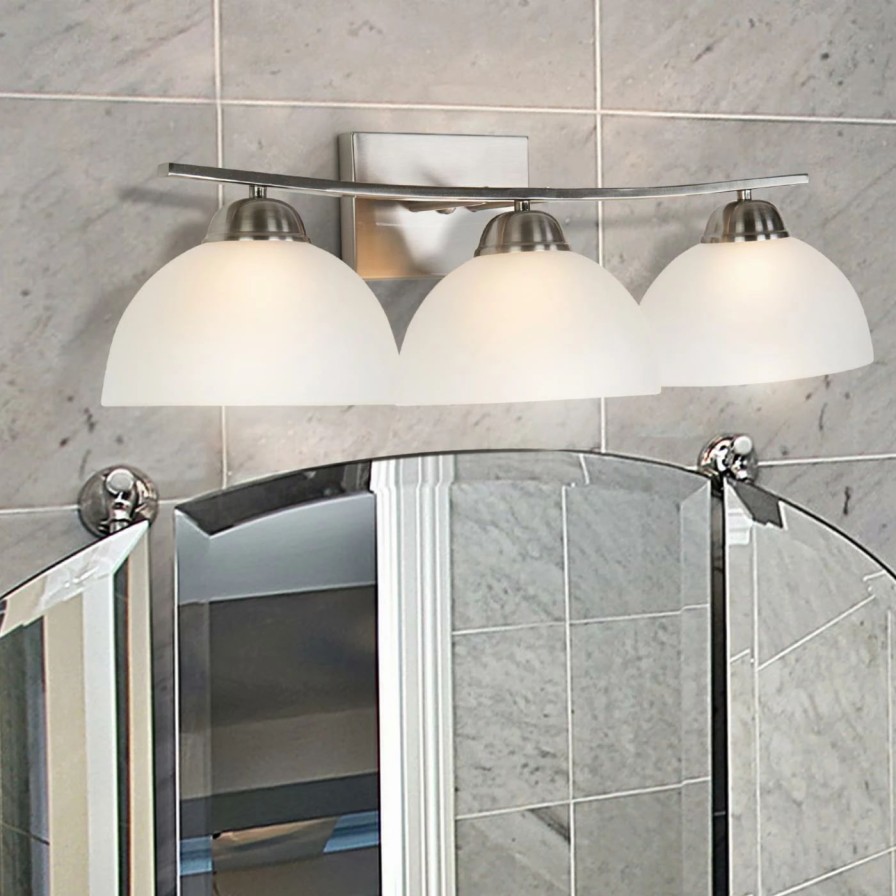 * | Top 10 Modern / Contemporary Yosemite Home Decor 107-3V-Awss Vanity Light