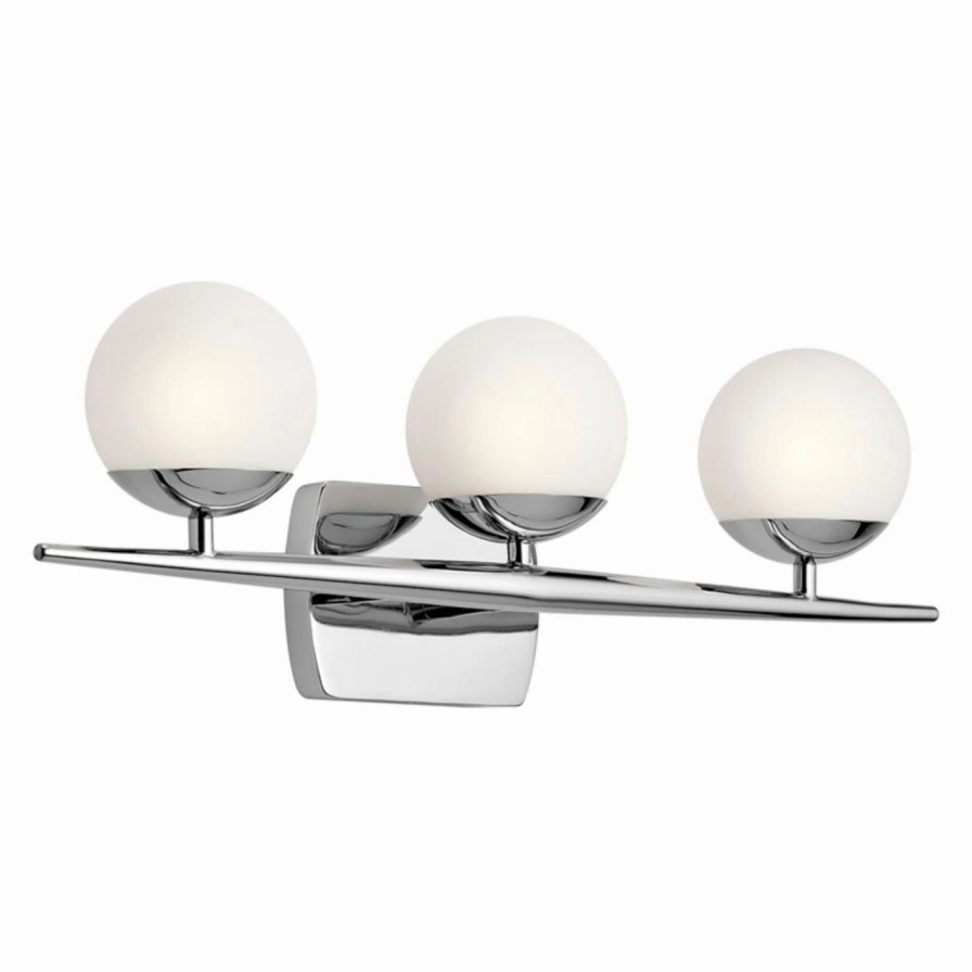 * | Brand New Modern / Contemporary Kichler Jasper 45582 3 Light Bathroom Vanity Light