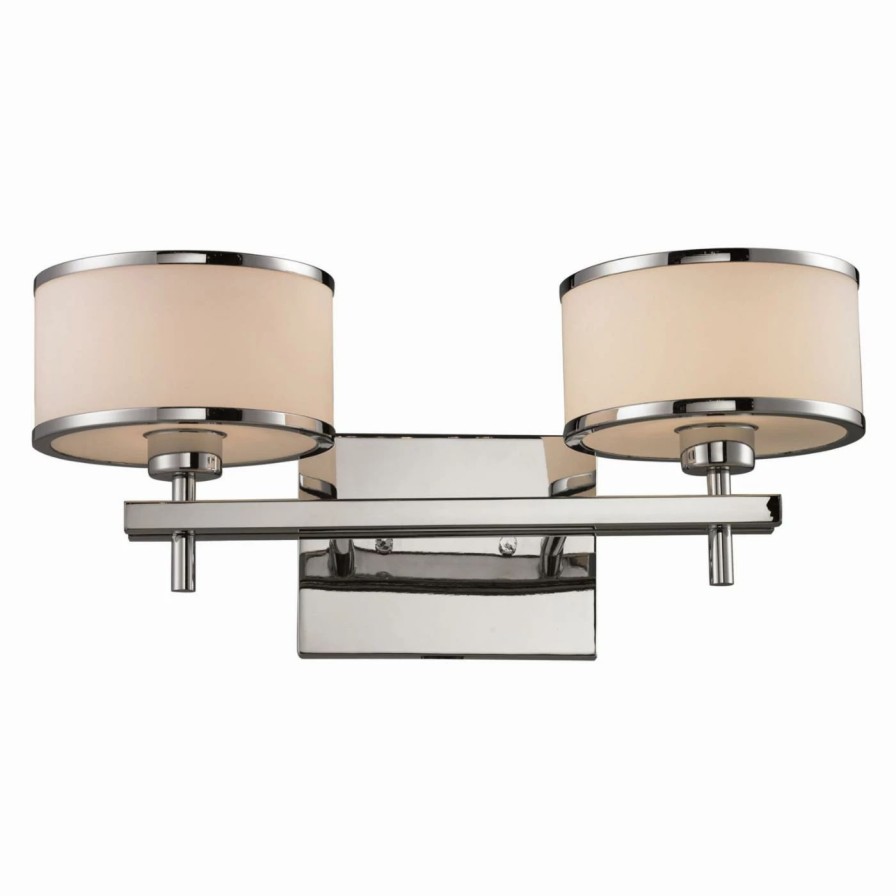 * | Best Pirce Modern / Contemporary Elk Lighting Utica 2 Light Bathroom Vanity Light