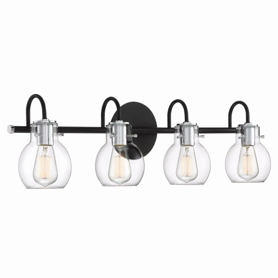 * | Coupon Modern / Contemporary Quoizel Andrews 4 Light Bathroom Vanity Light