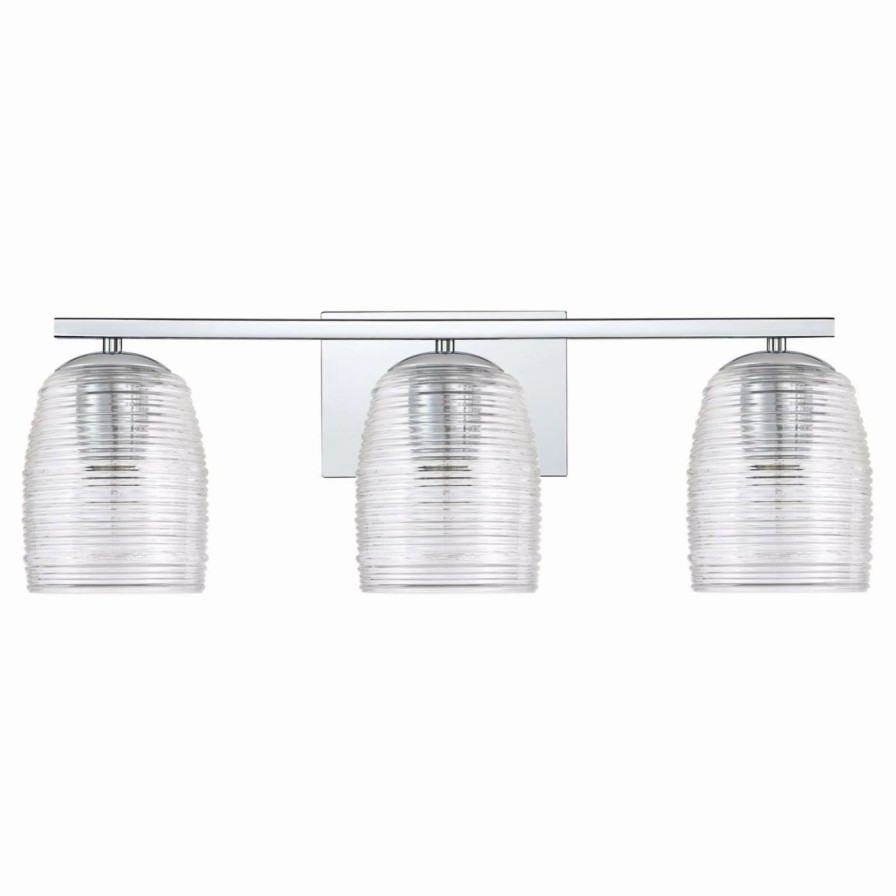 * | Coupon Transitional Quoizel Realm 3 Light Bathroom Vanity Light