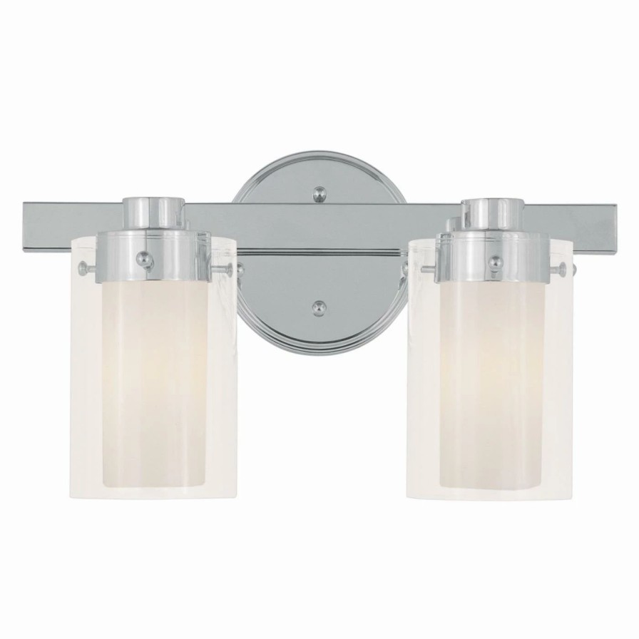 * | Brand New Livex Lighting Transitional Livex Manhattan 1542 Bath Vanity 14.5W In.