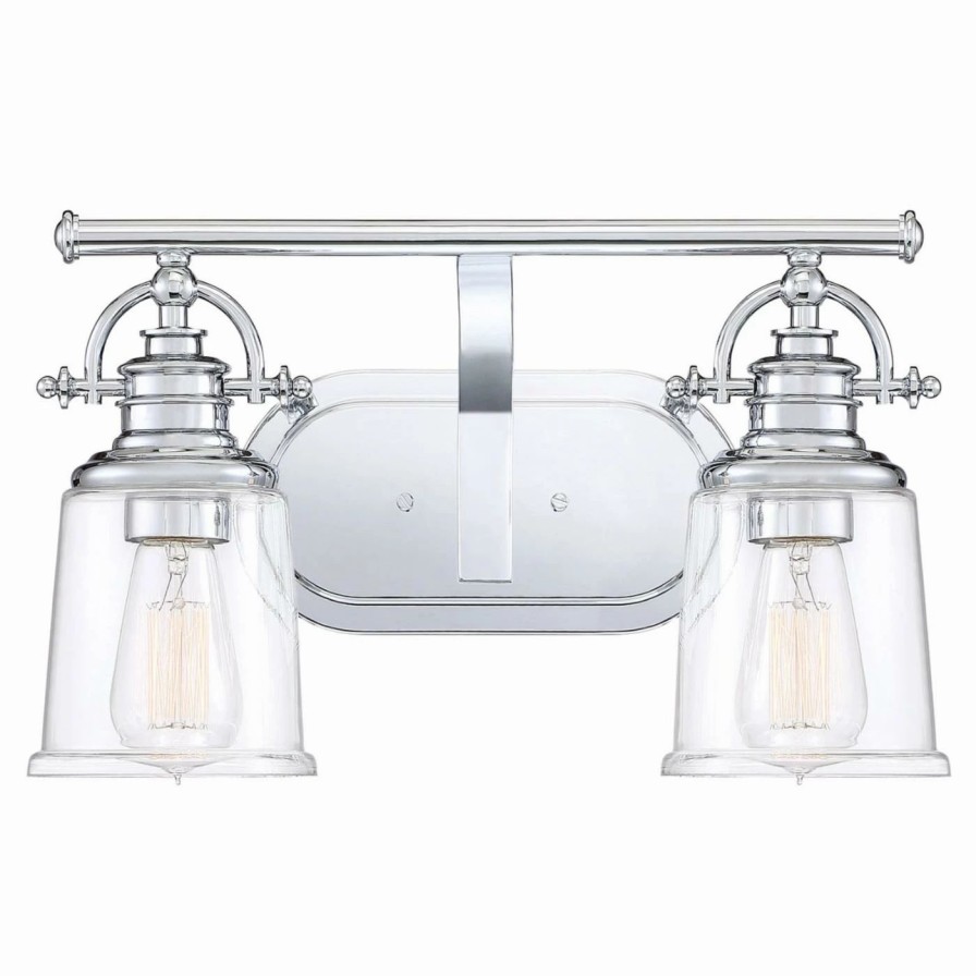 * | Flash Sale Transitional Quoizel Grant 2 Light Bathroom Vanity Light