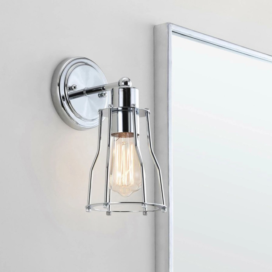 * | Best Reviews Of Industrial Jonathan Y Jyl Evelyn Bathroom Wall Sconce