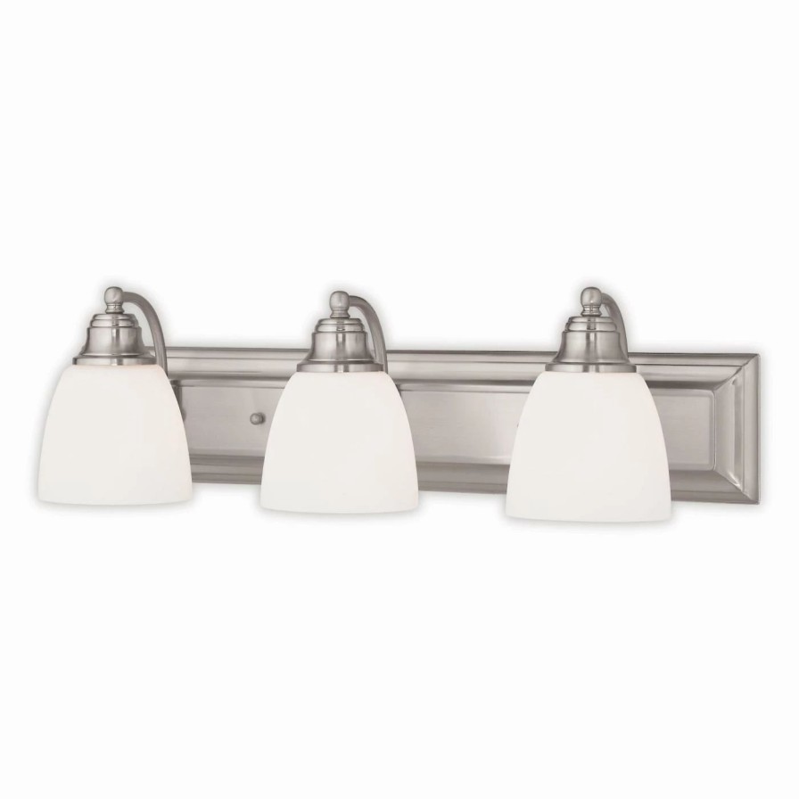 * | Brand New Transitional Livex Lighting Springfield 10503-91 Bathroom Vanity Light