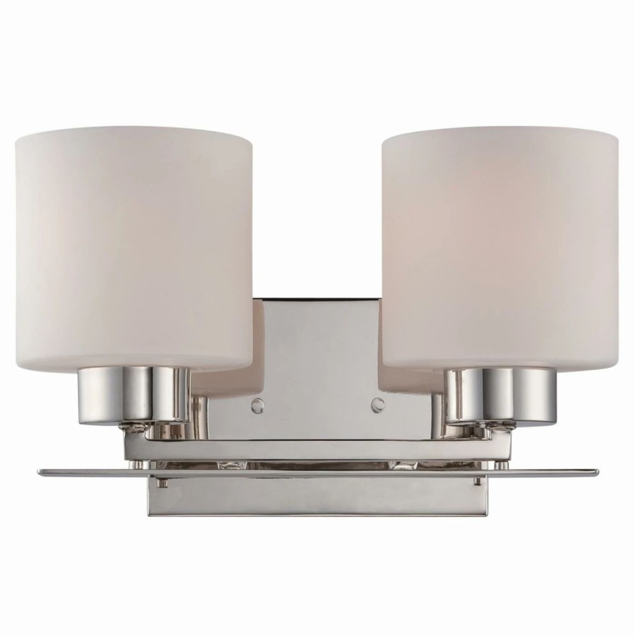 * | Best Deal Modern / Contemporary Nuvo 60/5 Parallel 2 Light Bathroom Vanity Light