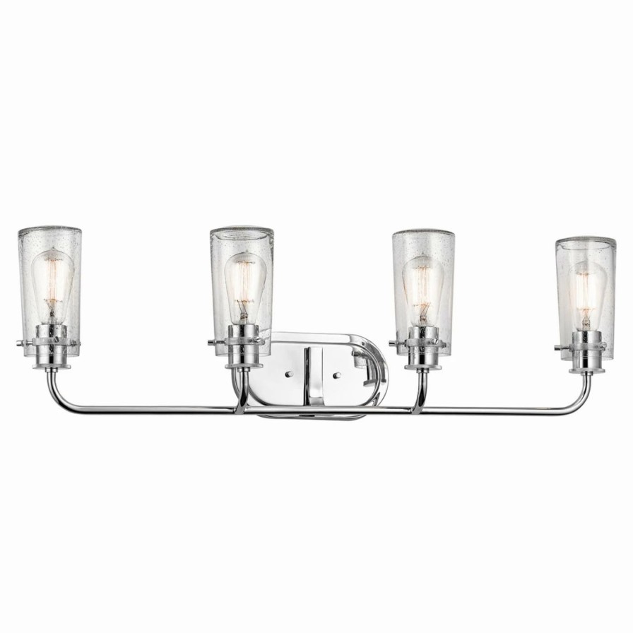 * | Best Deal Rustic / Southwestern Kichler Braelyn 45460 4 Light Bathroom Vanity Light