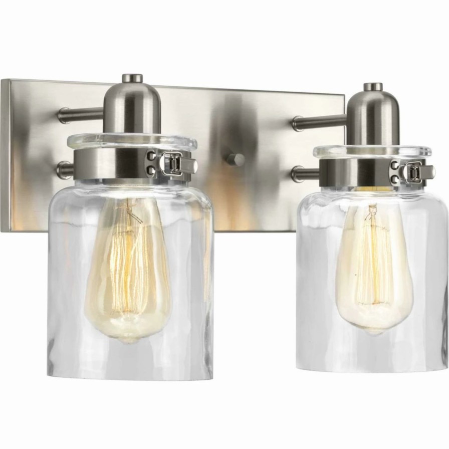 * | Best Reviews Of Industrial Progress Lighting Calhoun 2 Light Bathroom Vanity Light