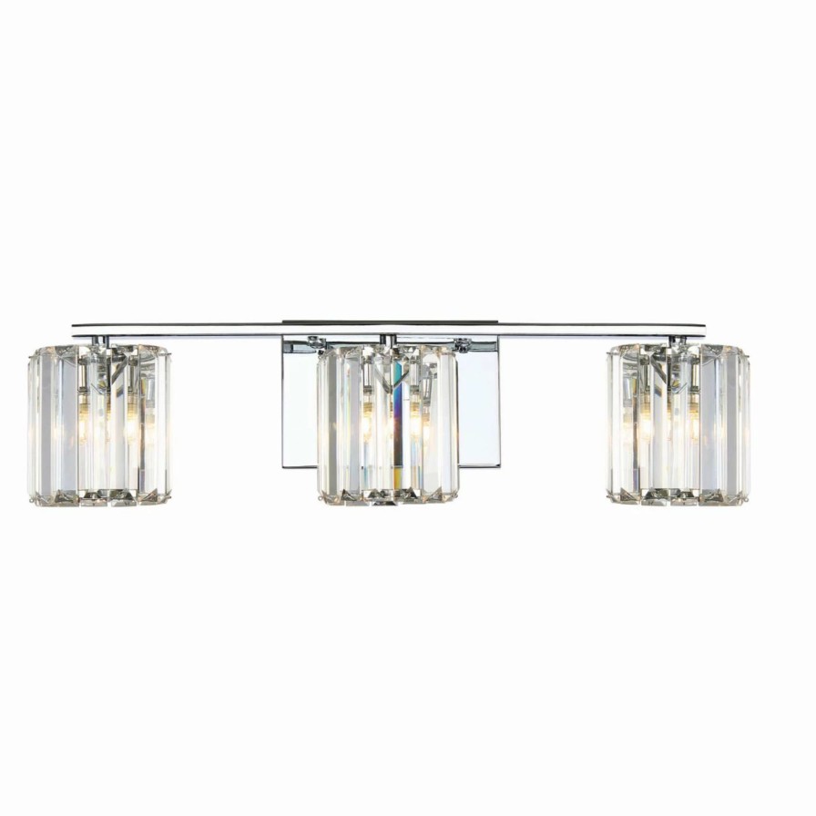 * | Brand New Modern / Contemporary Quoizel Platinum Collection Divine Pcdv8603C 3 Light Bathroom Vanity Light