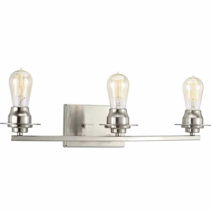 * | Deals Industrial Progress Lighting Debut 3 Light Bathroom Vanity Light