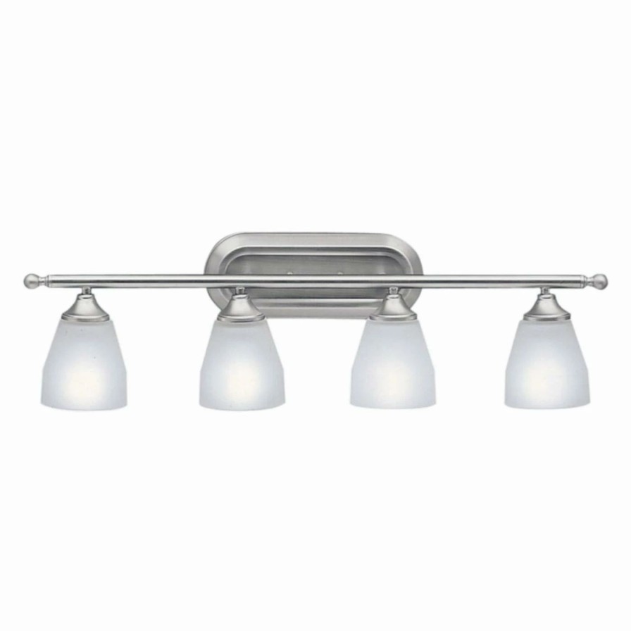 * | Buy Transitional Kichler Ansonia 4 Light Bathroom Wall Light