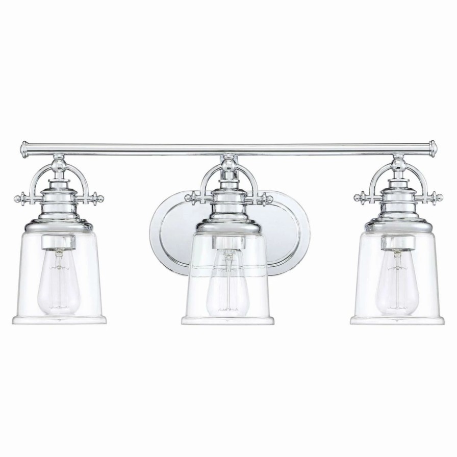 * | Best Reviews Of Transitional Quoizel Grant 3 Light Bathroom Vanity Light