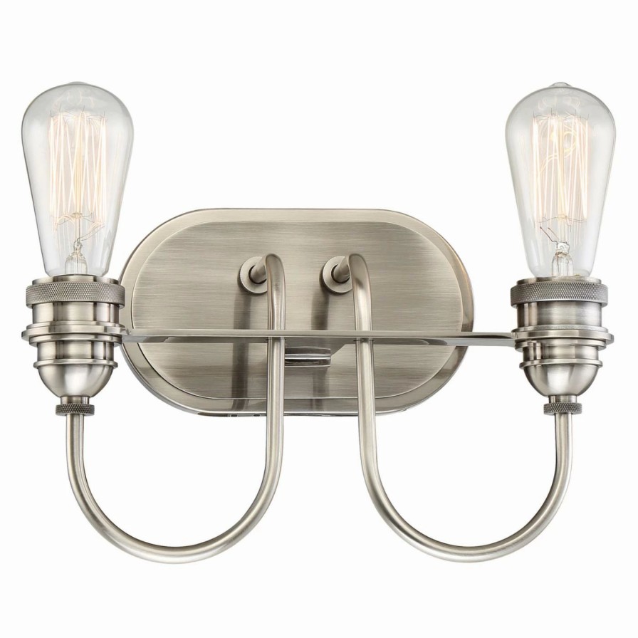 * | Promo Industrial Minka Lavery Uptown Edison 3452-84B Bathroom Vanity Light