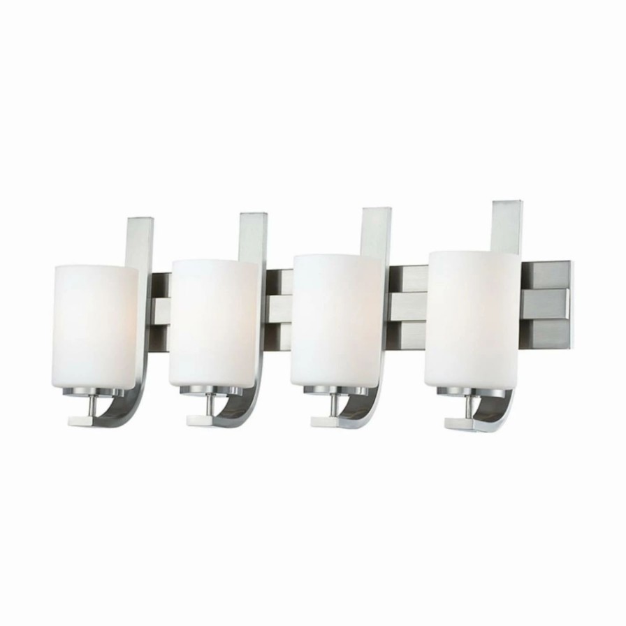 * | Best Reviews Of Modern / Contemporary Thomas Lighting Pendenza 4 Light Bathroom Vanity Light