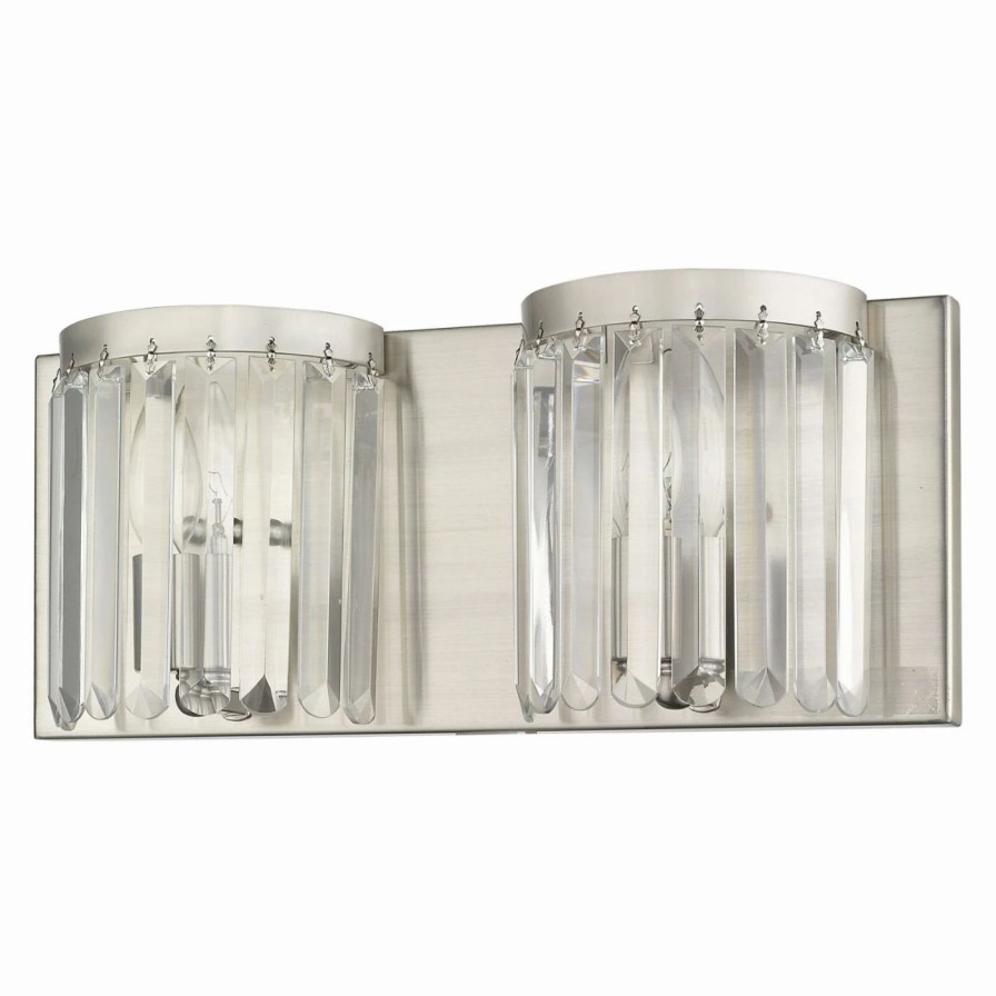 * | Budget Glam Livex Lighting Ashton 50532 2 Light Bathroom Vanity Light