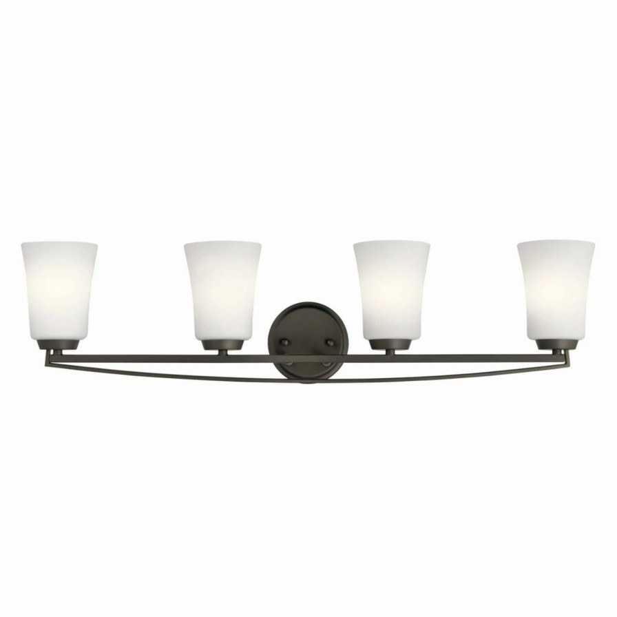 * | New Modern / Contemporary Kichler Tao 45891 Bathroom Vanity Light